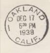 USA postmarks 1936-1939