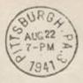 USA postmarks 1940-1941