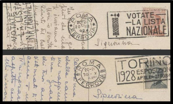 CLICK TO VIEW VICTOR'S PHILATELY FROM ITALY 1920's