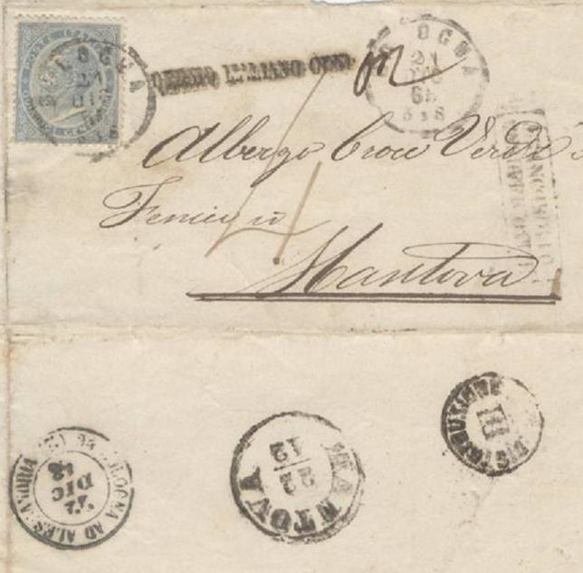 OLD BUSINESS LETTERS FROM 19TH CENTURY ITALY