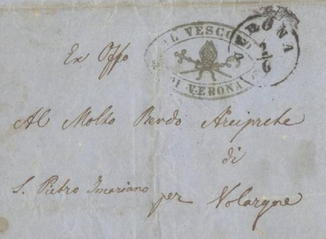 VERY OLD 19TH CENTURY LETTERS FROM ITALIAN CLERGY