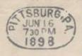 Very old USA postmarks 1870-1919