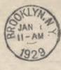 USA postmarks from the 1920's