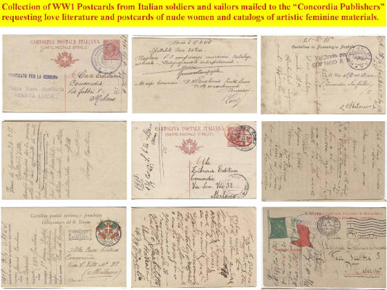 Postcards from World War 1