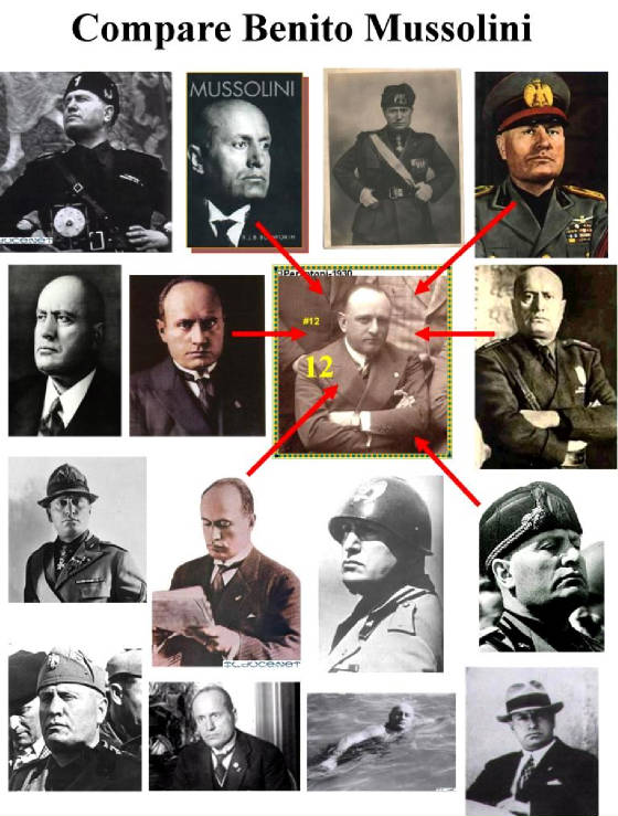 Confrontate Mussolini / Compare Mussolini